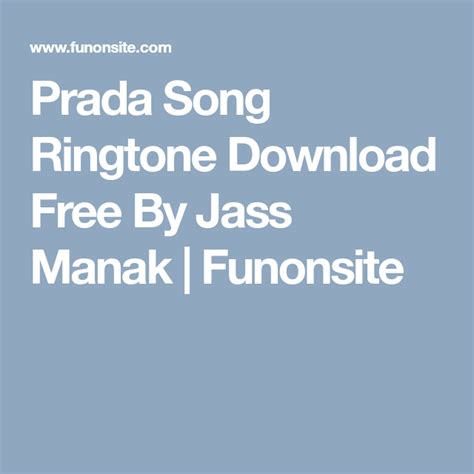 prada 2 ringtone download|Prada .